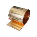 Qbe1.9Ti Thin Beryllium Copper Sheet Foil Strips Polished For Spring Connectors for sale