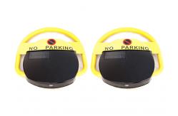 China 390mm Rising Car Parking Lock Rechargeable Battery Solar Panel IP65 supplier