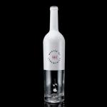 Custom Bottle 750ml White Spray Paint Whisky Vodka Empty Glass Bottle With Cork for sale