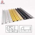 Building Accessories Aluminum Tile Trim 6063 / 6061 Round Shape Extrusion Profile for sale