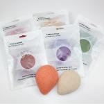 MSDS Biodegradable Water Drop Makeup Sponge Cleansing Konjac Sponge OEM