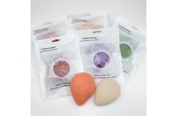 China MSDS Biodegradable Water Drop Makeup Sponge Cleansing Konjac Sponge OEM supplier
