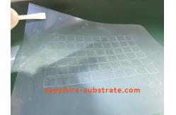 China 10*10*0.1mmt 100um Double Side Polished Led Sapphire Substrate 2 inch supplier