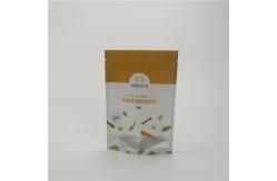 China 40g Cinnamon Stand Up k Food Packaging Bags Transparent Window PET/PE Material supplier