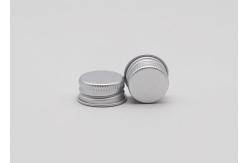 China 20mm Silver Aluminum Plastic Screw Cap For Pill Bottles supplier