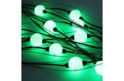 China DMX512 UCS2904 RGBW DC24V LED Pixel Ball Light with Steel Wire Ropes supplier