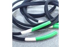 China Silicone Tips 140cm Braided Elastic Cord For Shoes supplier