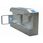 High Speed Pedestrian Swing Gate , Double Direction Airport Half Height Turnstile