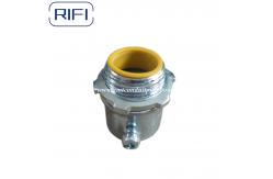 China EMT Conduit Fittings EMT Galvanized Steel Set Screw Connector With Insulated supplier