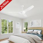 White 220 Volt Dc Motor Energy Saving Ceiling Fan With No Noise