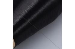 China OEM 0.25mm Black Polyester Filament Yarn PET Braided Sleeve supplier