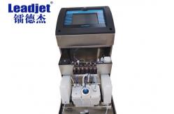 China Food Packages Leadjet Inkjet Printer / Expiry Date Coding Machine With Samrt Cartridge supplier