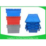 Stackable Plastic Storage Containers With Attached Lids Heavy Duty for sale
