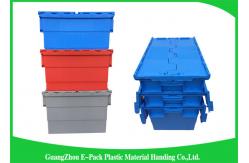 China Stackable Plastic Storage Containers With Attached Lids Heavy Duty supplier