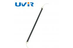 China Black Tube Quartz Infrared IR Lamp Long Wave 50-500mm For Curing supplier