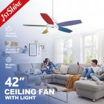 Remote Control Ceiling Fan with Noiseless Operation and Lighting Solutions Service for sale
