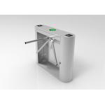 SS304 1.2mm 0.2S Bridge Tripod Turnstile Gate 60HZ Semi Automatic for sale