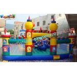 OEM Safety Inflatable Amusement Park Play Structures 14L x 7W x 5H Meter for sale