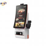 Wall-mounted Self-service Ordering Kiosk with POS System for Bar Restaurant Retail Android for sale