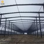 Secondary Frame Prefab Steel Structure Storage Warehouse With Hot Dipped Galvanized Purlin for sale