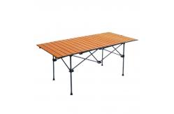 China Simple And Portable Folding Egg Roll Table Outdoor Rectangular Shape supplier