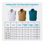 Battery Operated Fan Cooling Vest 6700mAh 4XL Cold Vest For Summer