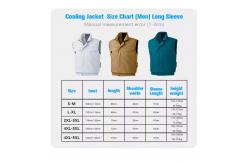 China Battery Operated Fan Cooling Vest 6700mAh 4XL Cold Vest For Summer supplier