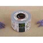 Luxury Cardboard Paper Tea Canister Paper Cans Packaging For Food Eco - Friendly for sale