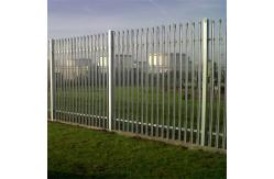 China W Pale Galvanized Steel Palisade Fence 1.8m Height 2.75m Width supplier