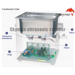 30L Benchtop Ultrasonic Cleaner Slope Touch Control Panel With Digital Timer / Heater