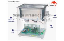 China 30L Benchtop Ultrasonic Cleaner Slope Touch Control Panel With Digital Timer / Heater supplier