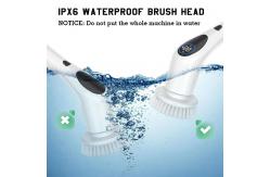 China 9In Electric Cleaning Brush Spin Scrubber for Bathroom Tub Tile Floor Kitchen supplier