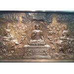 Public Decorative Metal Bronze Relief Sculpture 350cm X 150cm Weather Resistance for sale