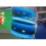 Cylindrical Indoor Full Color Led Display Lightweight For Shopping Mall for sale
