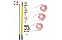 China Heavy Duty Grounding Lead With Copper Clamp For Electrical Safety supplier