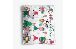 China Double Tape Christmas Poly Courier Shipping Mailing Packaging Bags With Logo supplier