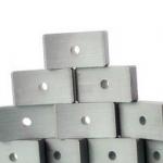 Customized Ceramic Processing Fan Motor Magnet Arc Shape Charcoal Gray