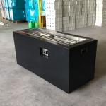 Glass 19.6 Inch Garden Gas Fire Pits Furniture With Fire Pit ISO9001 Table Gas FirePit for sale