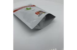 China 4x5 Inch Matte White Stand Up Pouch 12C Recyclable Retort Pouch supplier