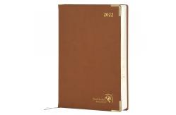 China OEM ODM Brown Academic Daily Planner 2023 1 Page Per Day design supplier