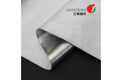 China Aluminized Fiberglass Fabric For Thermal Insulation Up To 550°C With Strong Light Reflection For Steam Insulation supplier