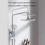 Wall Mounted Round Faucet Shower Set Pressurized Shower Head For Household Bathroom for sale