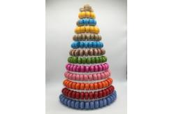 China 13 Tier large Plastic Macaron Packaging White 62cm Wedding Cupcake Stand supplier