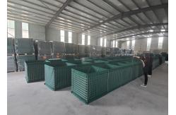 China 1*1*1m Defensive Barriers Army Green Welded Gabion Hesco Mlilatary Use Bastion supplier