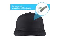 China App Control Bluetooth LED Hat Programme Detachable Adjustable supplier