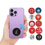 Custom Digital Business Card Mobile Phone Sticker Nfc Epoxy Sticker Flat Nfc Social Media Tag Nfc Tag for All Phones for sale