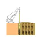 Circulating Water Cooling Vibroflotation Compaction Customized Color Of Steel Material for sale