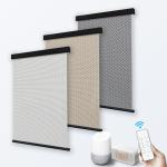 Wholesale 3M Width Blackout Polyester Sunscreen Fabric Roller Shades Anti UV With Cheap Price for sale