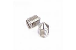 China One Word 304 Slotted Tip Machine Meter Headless Screw Jacking Screw supplier