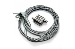 China Nickel Paint Zinc Alloy Looping Gripper Wire Suspension Kit For Lighting supplier